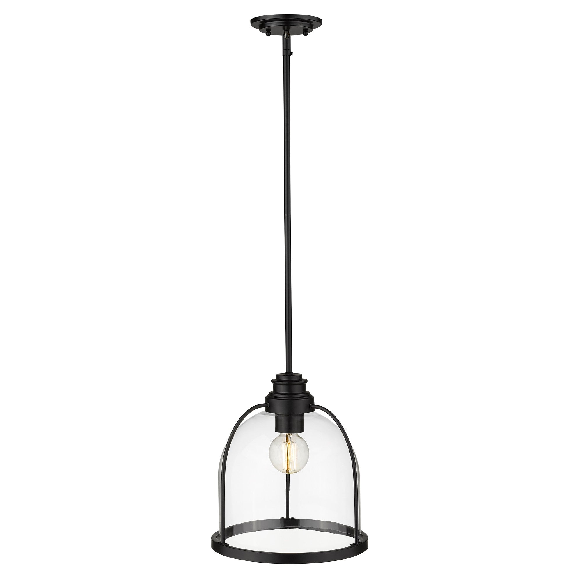 Stanton 1-Light Matte Black Pendant