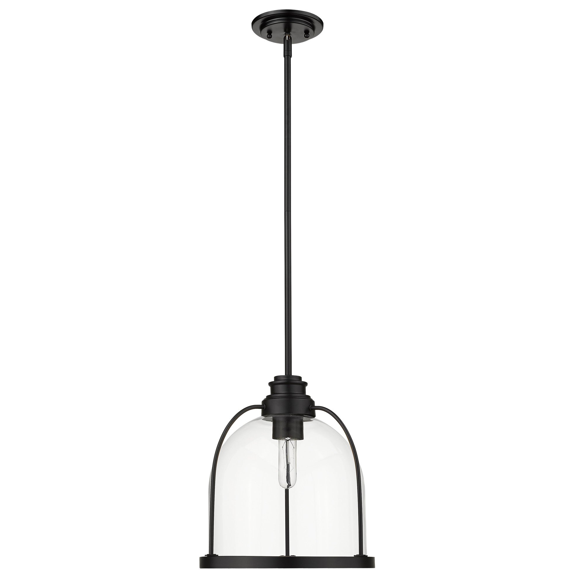 Stanton 1-Light Matte Black Pendant