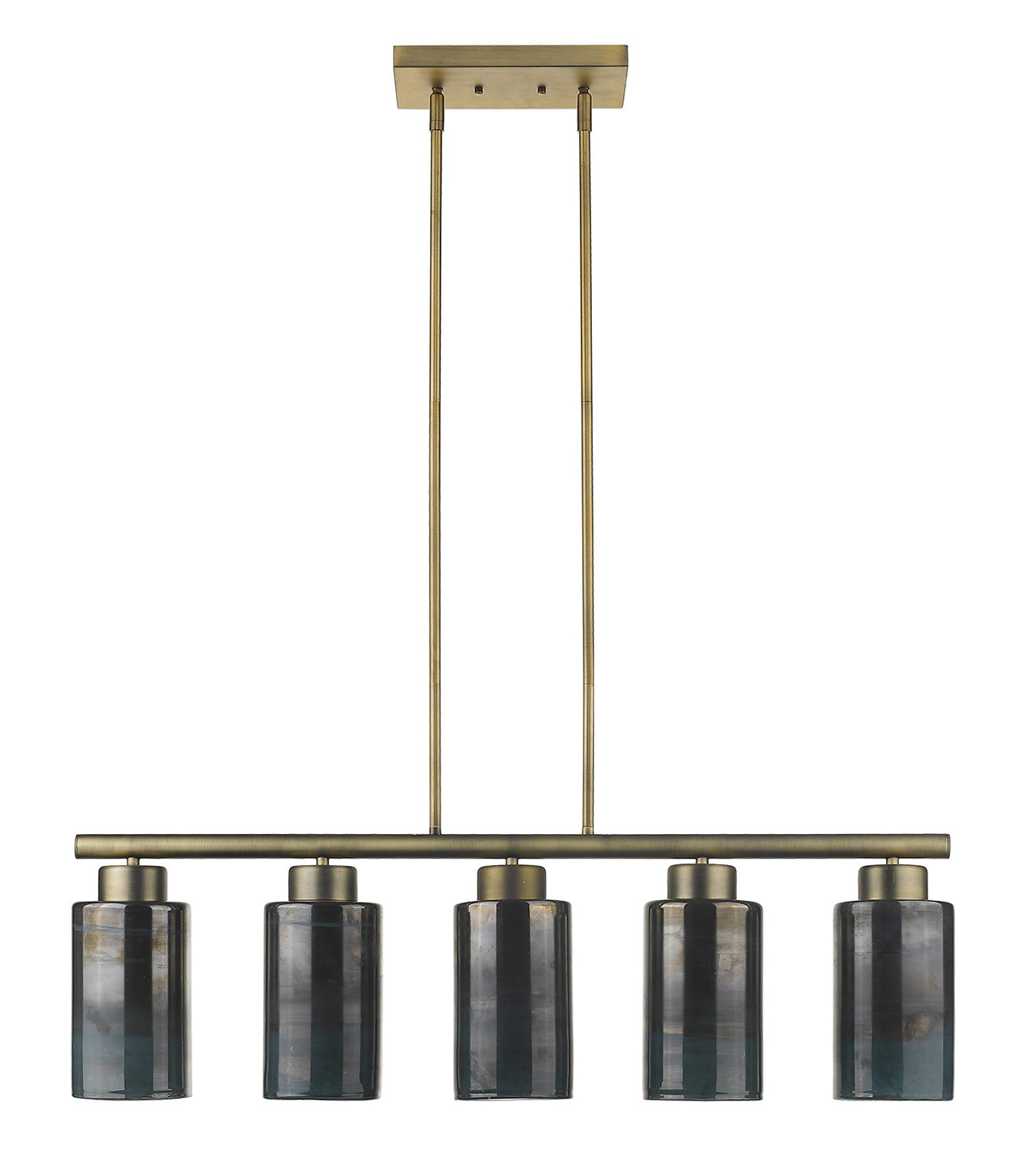 Monet 5-Light Brass Pendant