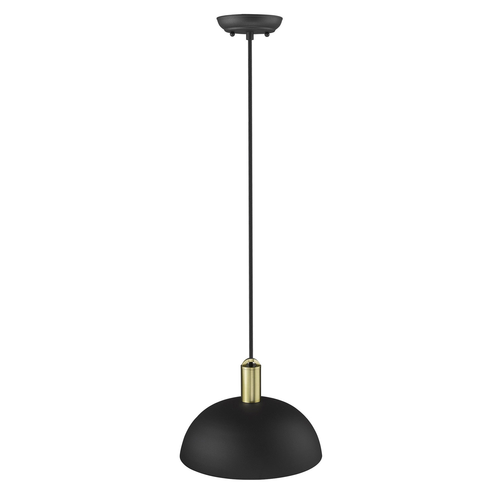 Ingo 1-Light Matte Black Pendant