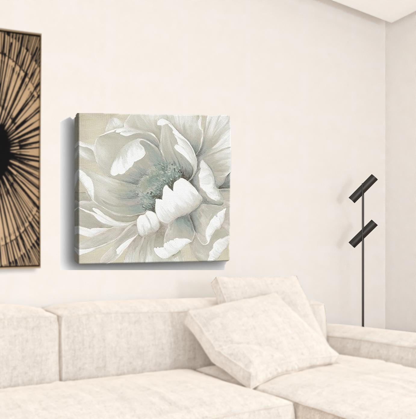 Soft Winter Flower In Bloom Unframed Print Wall Art