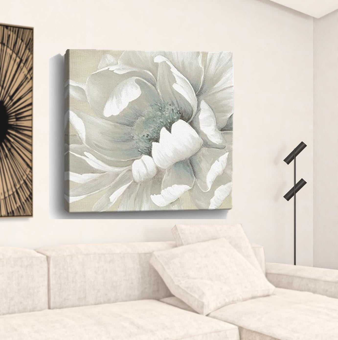 Soft Winter Flower In Bloom Unframed Print Wall Art