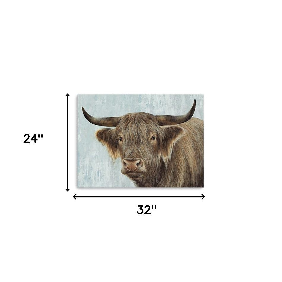 32" x 24" Bold No Bull Canvas Wall Art