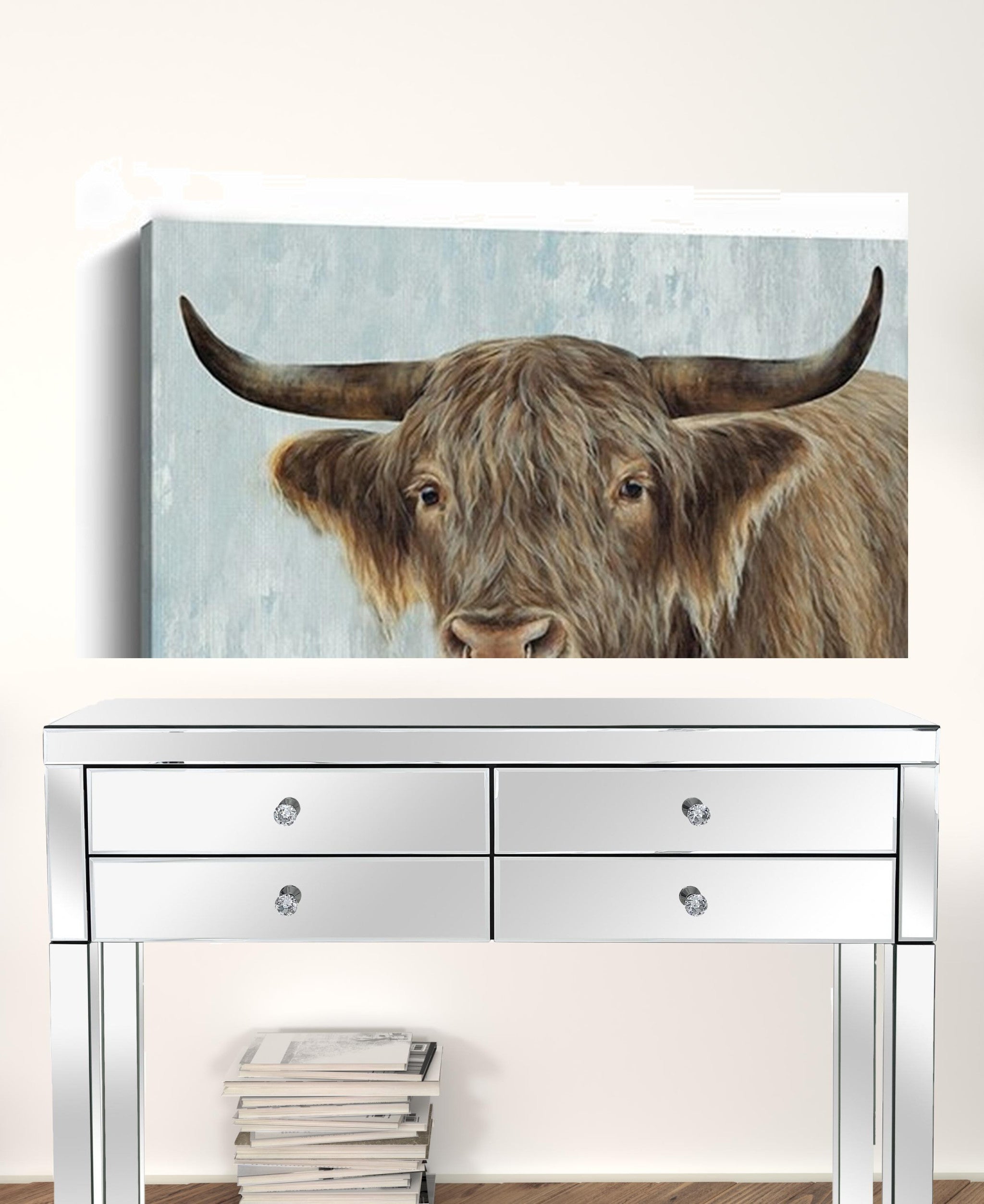 40" x 30"Bold No Bull Canvas Wall Art