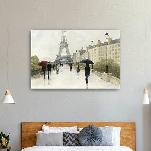 Parisian Rainy Day Unframed Print Wall Art