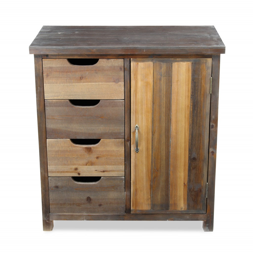 Rustic Natural Accent Storage Cabinet