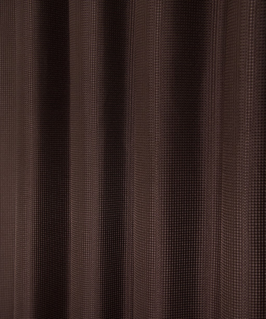 Luxurious Brown Waffle Weave Shower Curtain