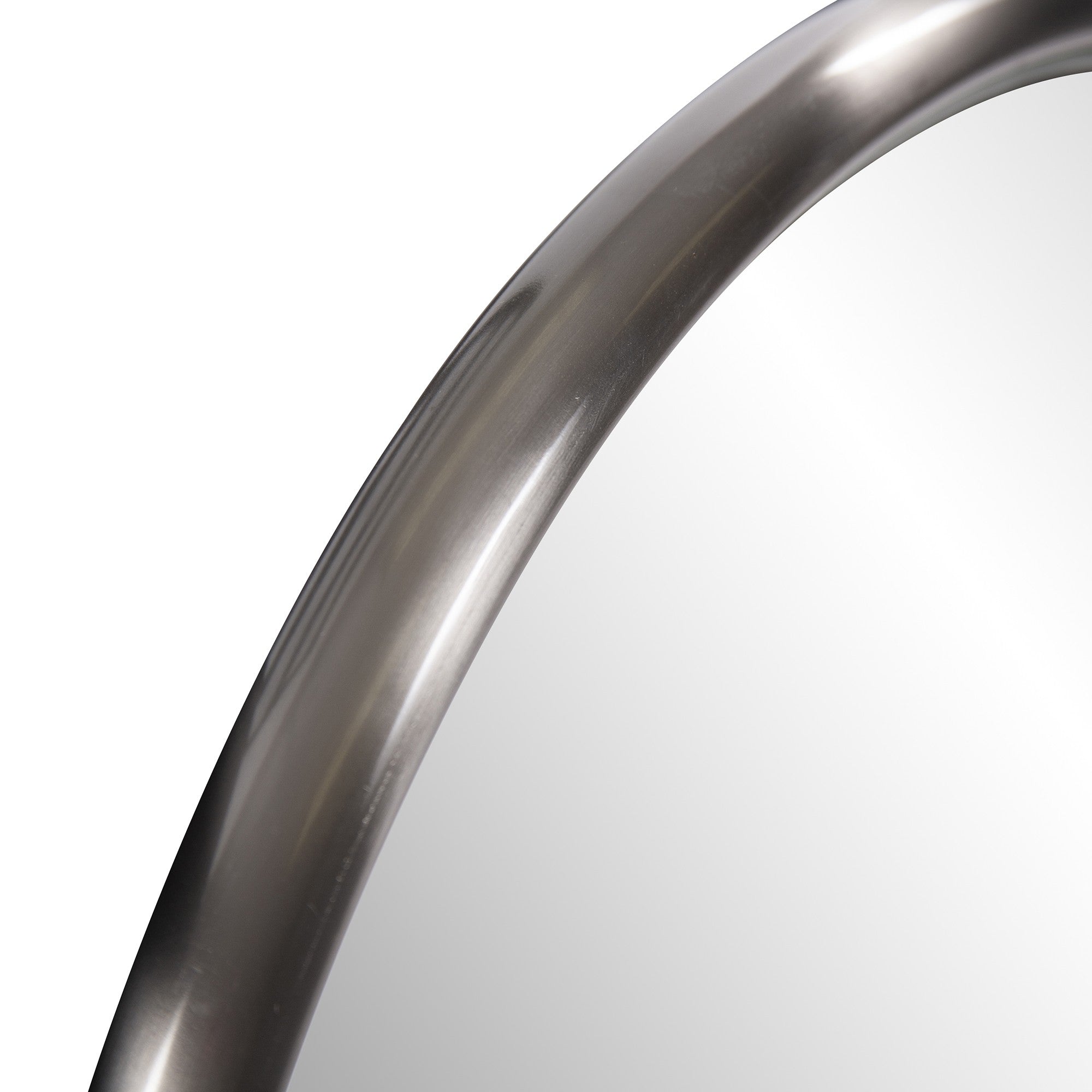 20" Brushed Titanium Round Wall Mirror