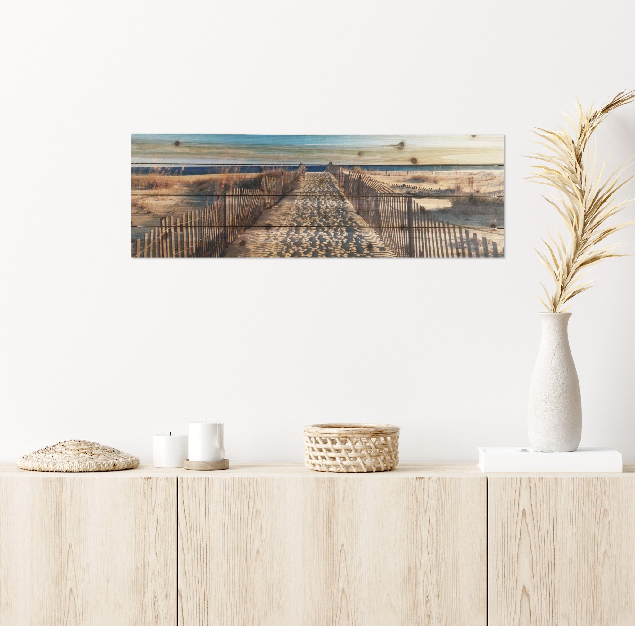 Take A Walk To The Beach Unframed Photograph Wall Art