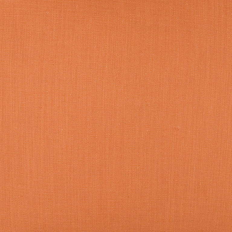 Orange Solid Color Flange Edge Throw Pillow