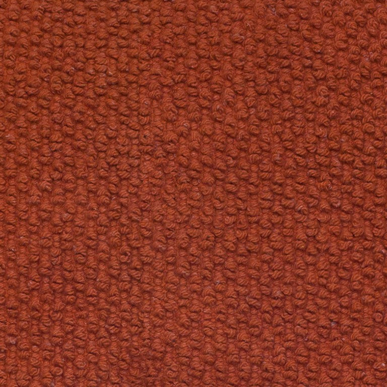 Rust Orange Nubby Textured Modern Throw Pillow