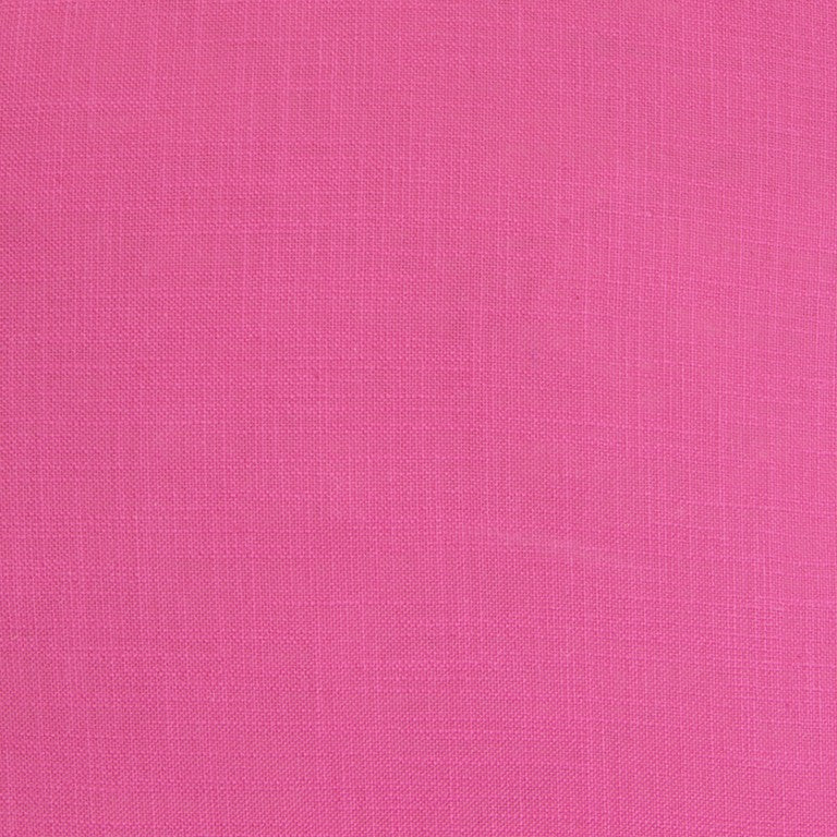 Fuchsia Solid Color Flange Edge Throw Pillow