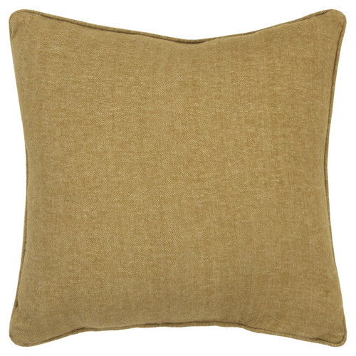 Gold Solid Classic Decorative Throw Pillow