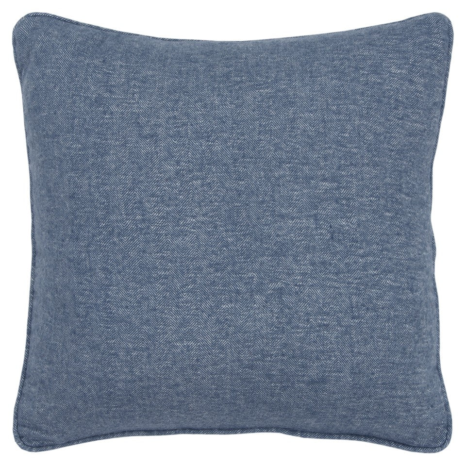 Blue Solid Classic Decorative Throw Pillow