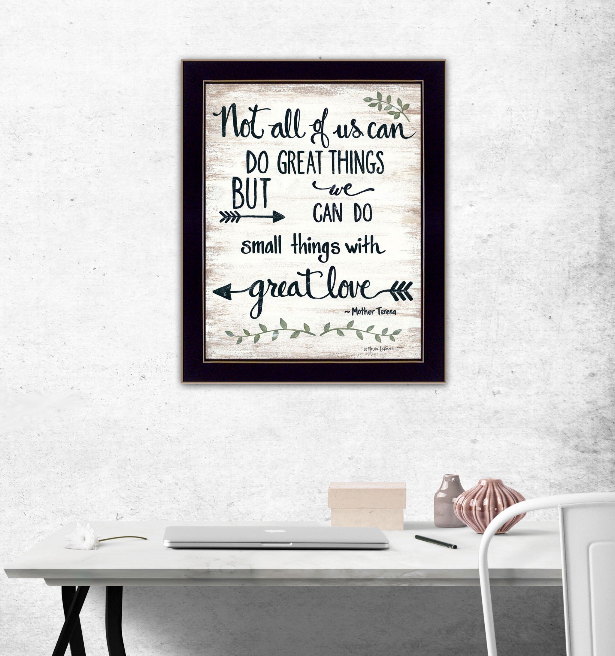 Great Love 1 Black Framed Print Wall Art