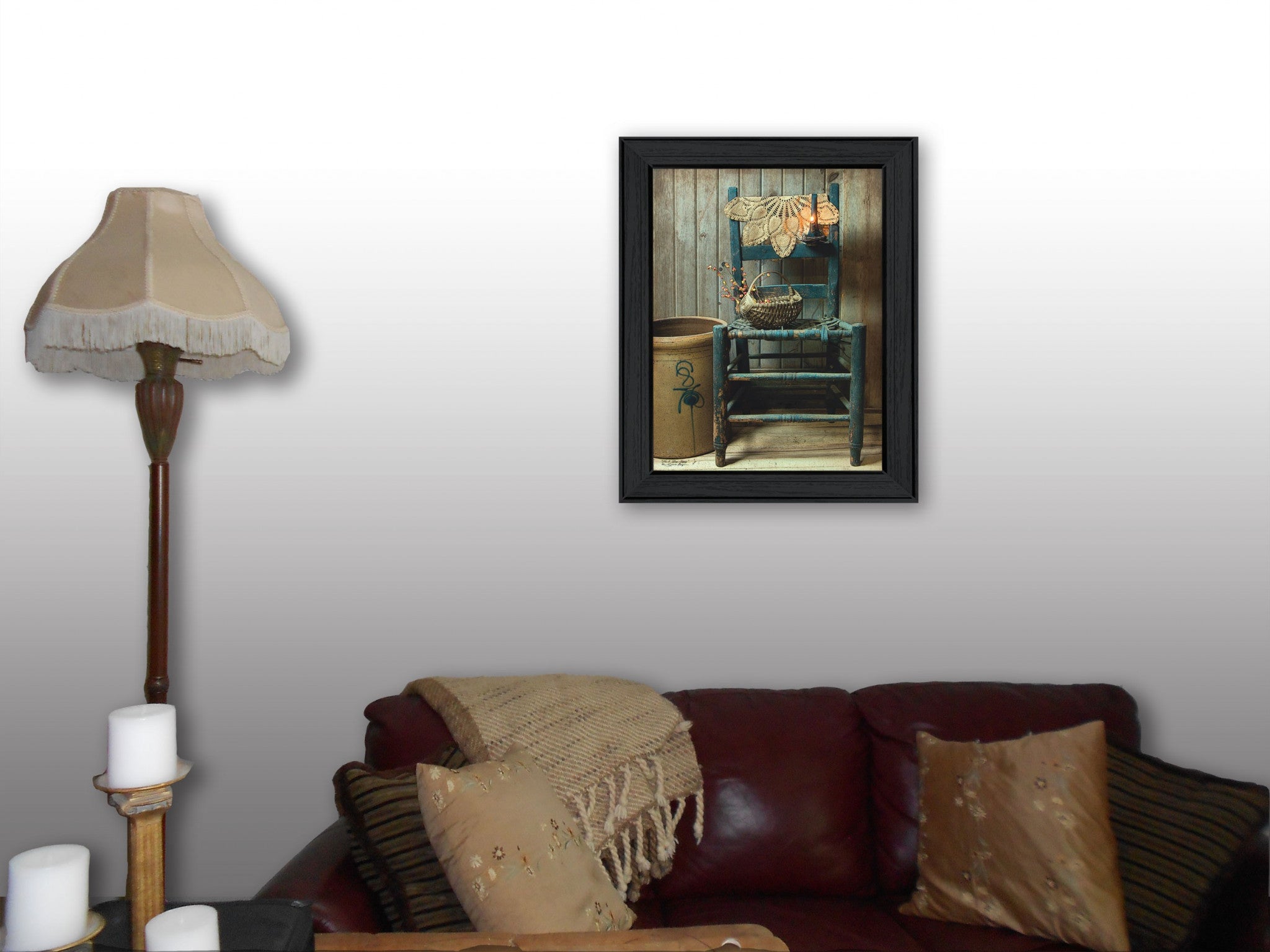 This Old Chair Black Framed Print Wall Art