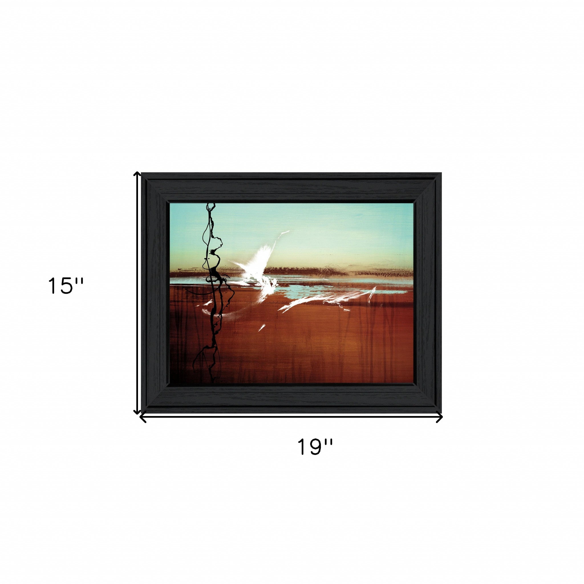 Liquid Paint 2 Black Framed Print Wall Art