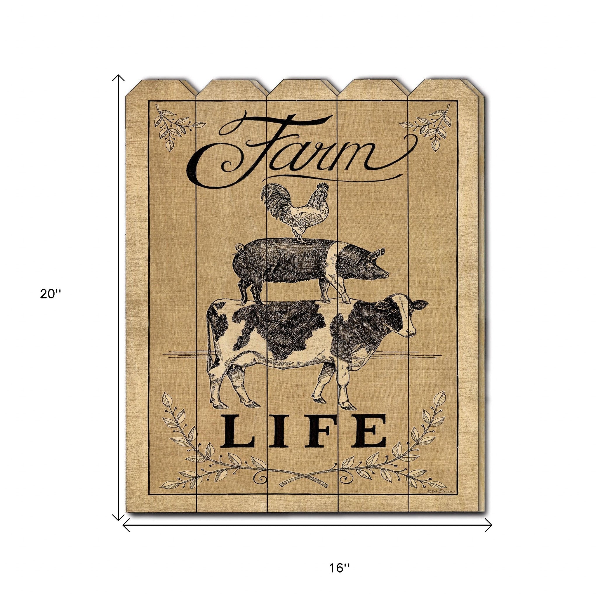 Farm Life Unframed Print Wall Art