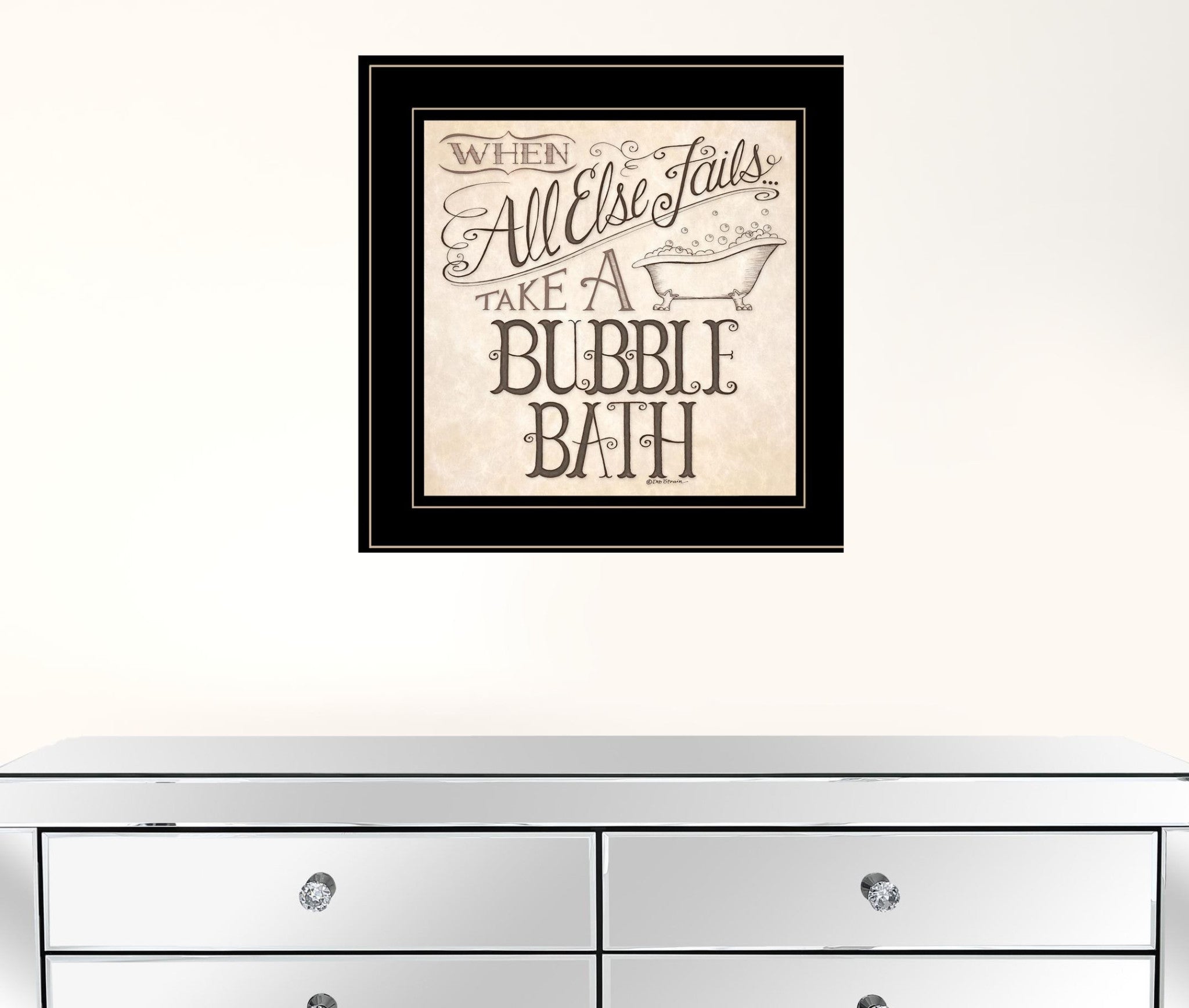 When All Else Fails 3 Black Framed Print Wall Art