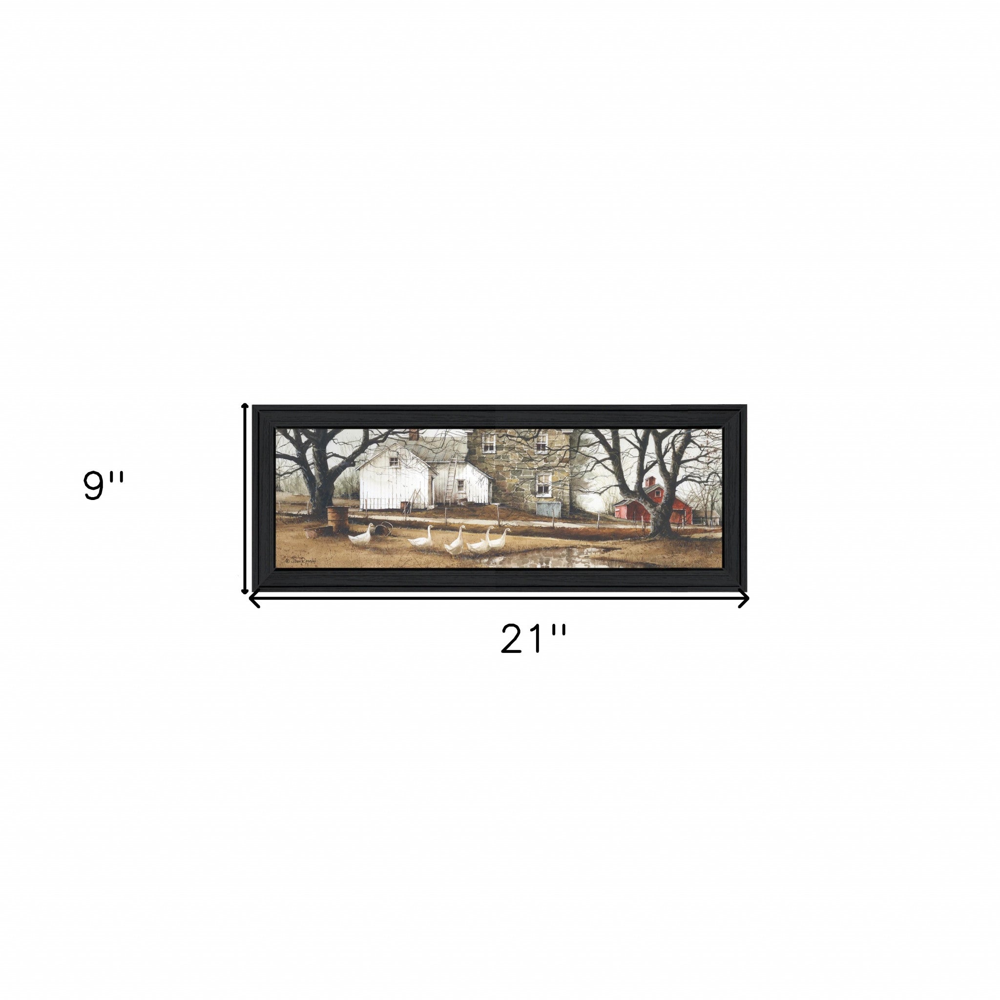 Puddle Jumpers 1 Black Framed Print Wall Art