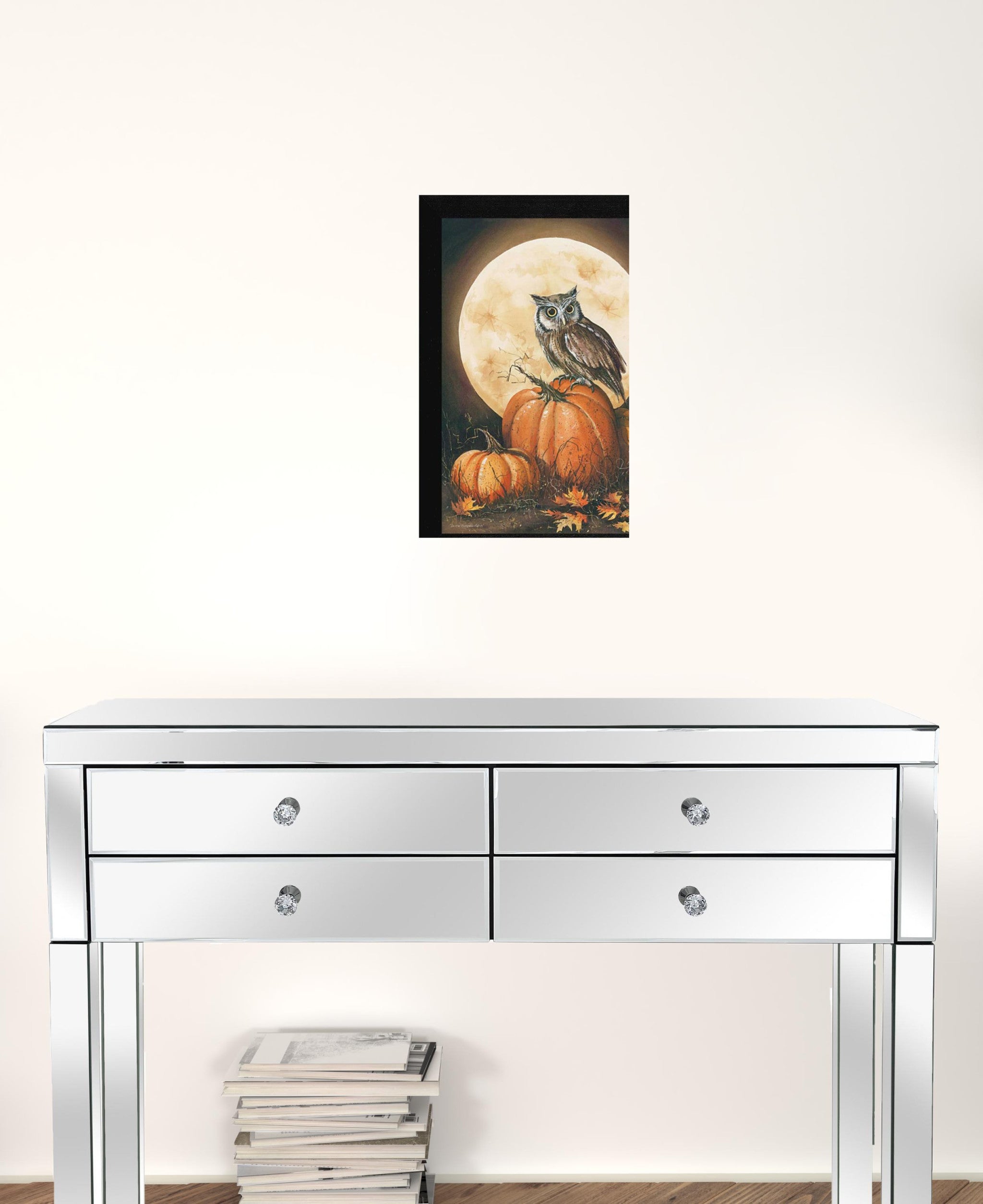 In The Pumpkin Patch Black Framed Print Wall Art