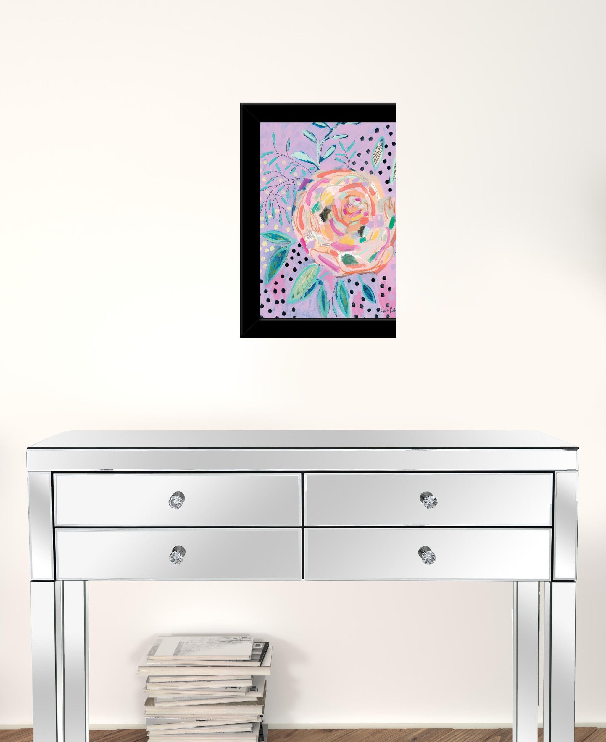 Master The Chaos 4 Black Framed Print Wall Art