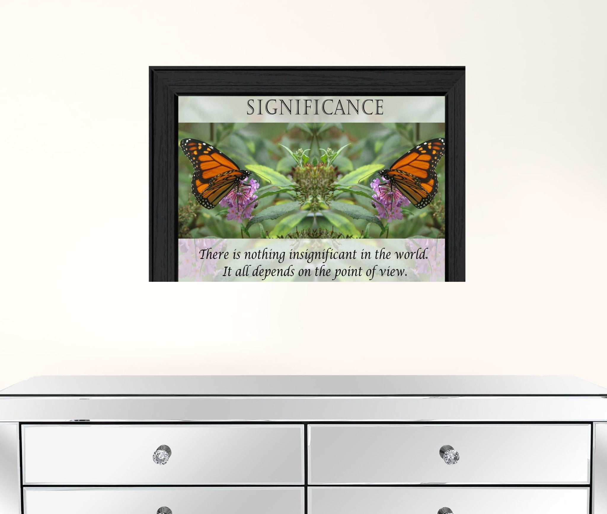 Significance 3 Black Framed Print Wall Art