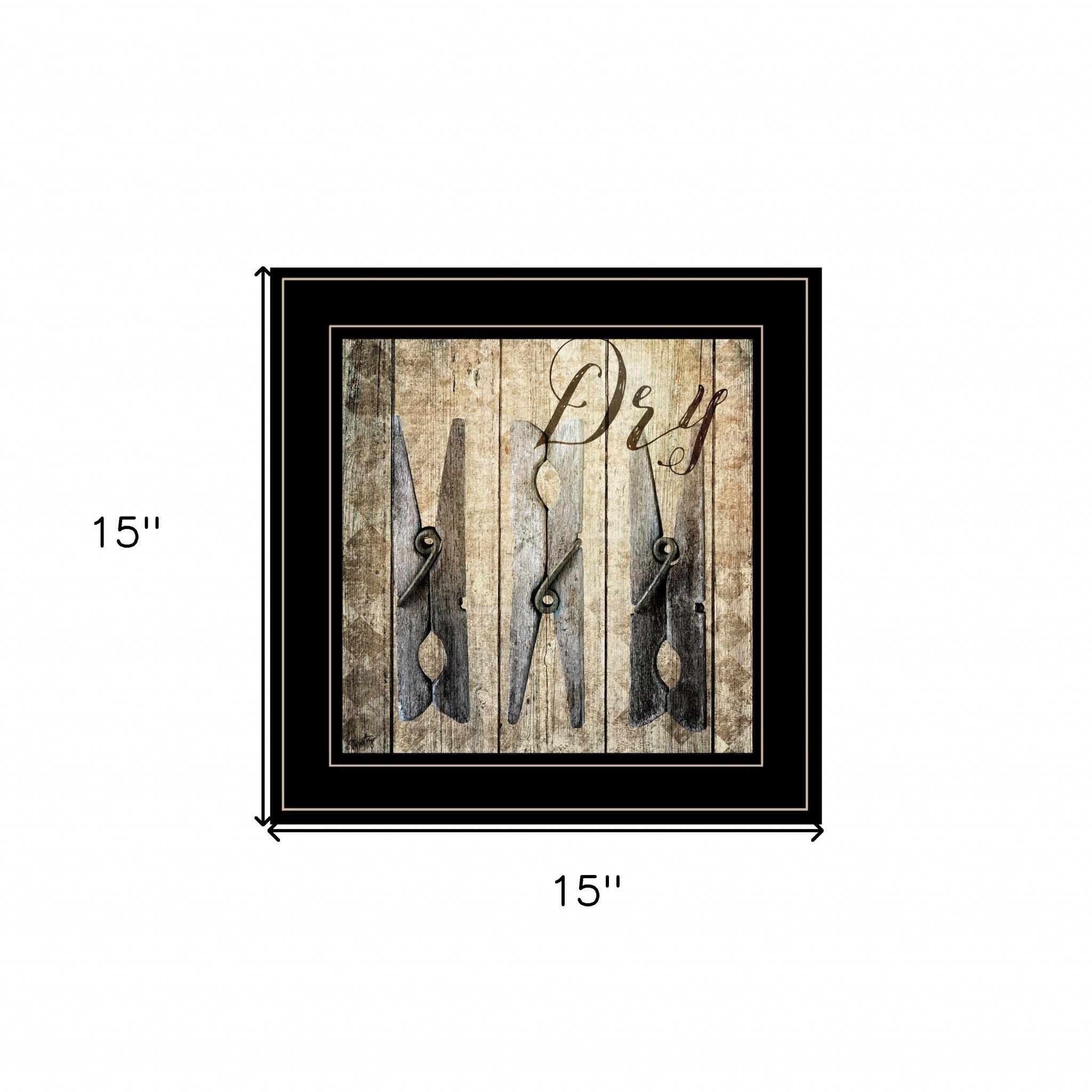 Dry 2 Black Framed Print Wall Art