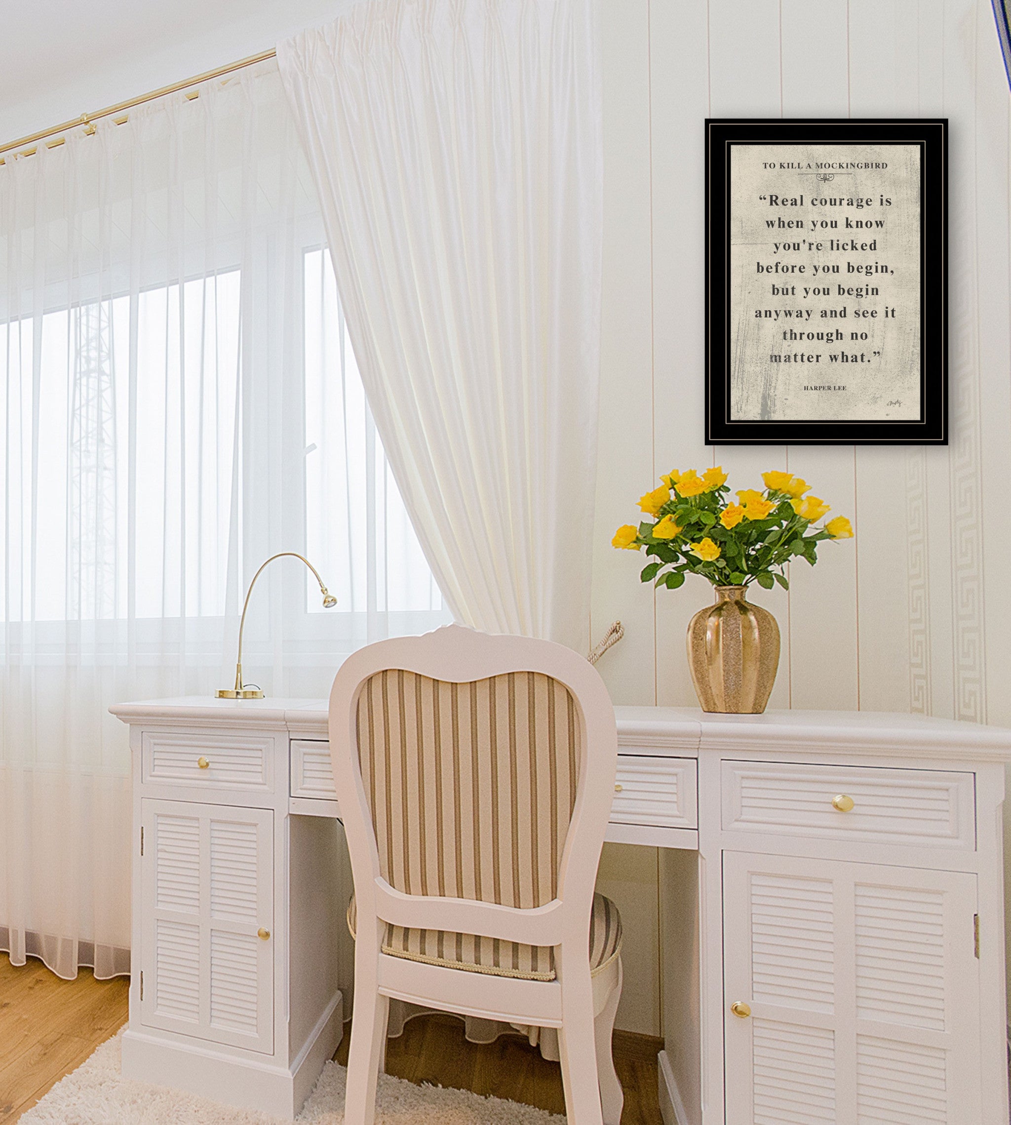 Book Quote Vi 2 Black Framed Print Wall Art