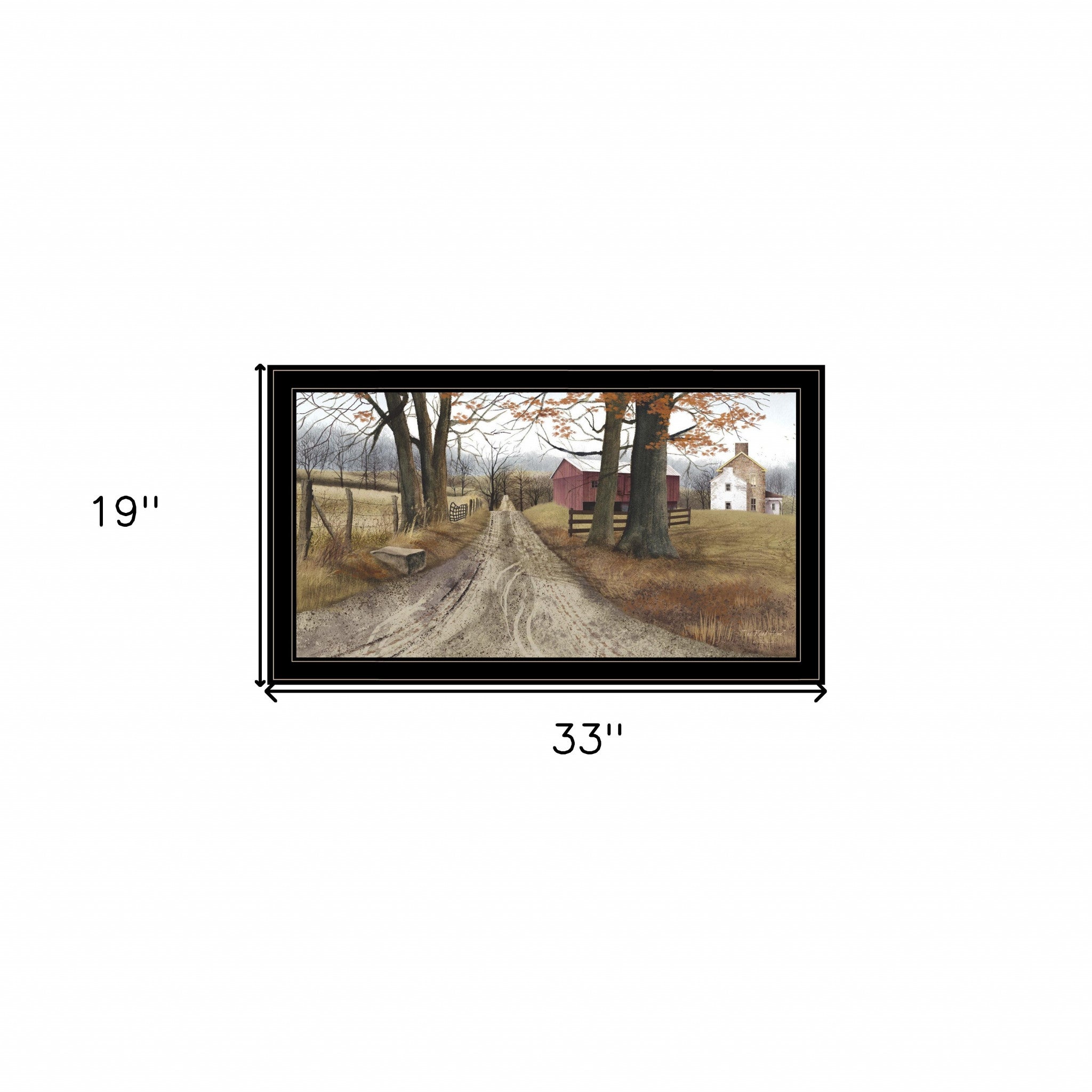 The Road Home 9 Black Framed Print Wall Art