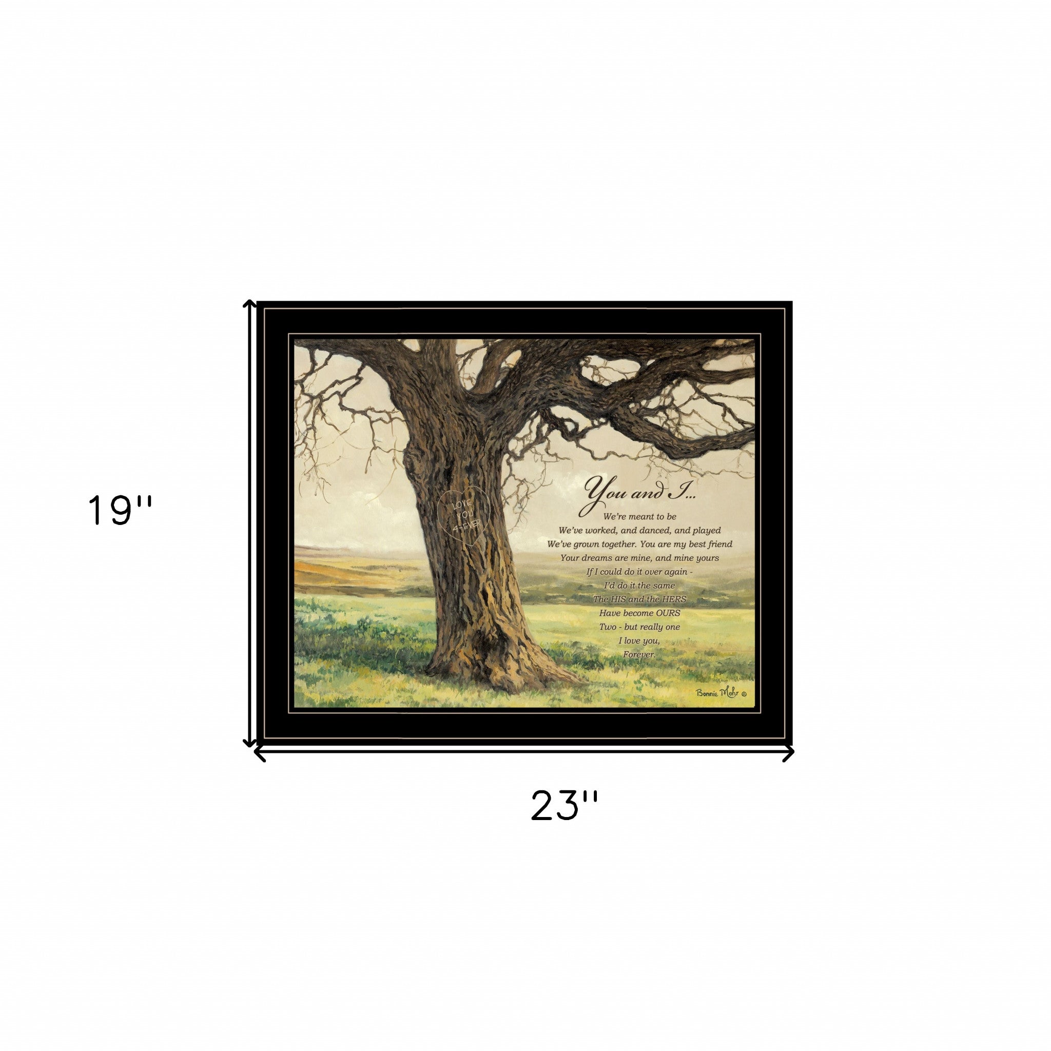 Forever 5 Black Framed Print Wall Art