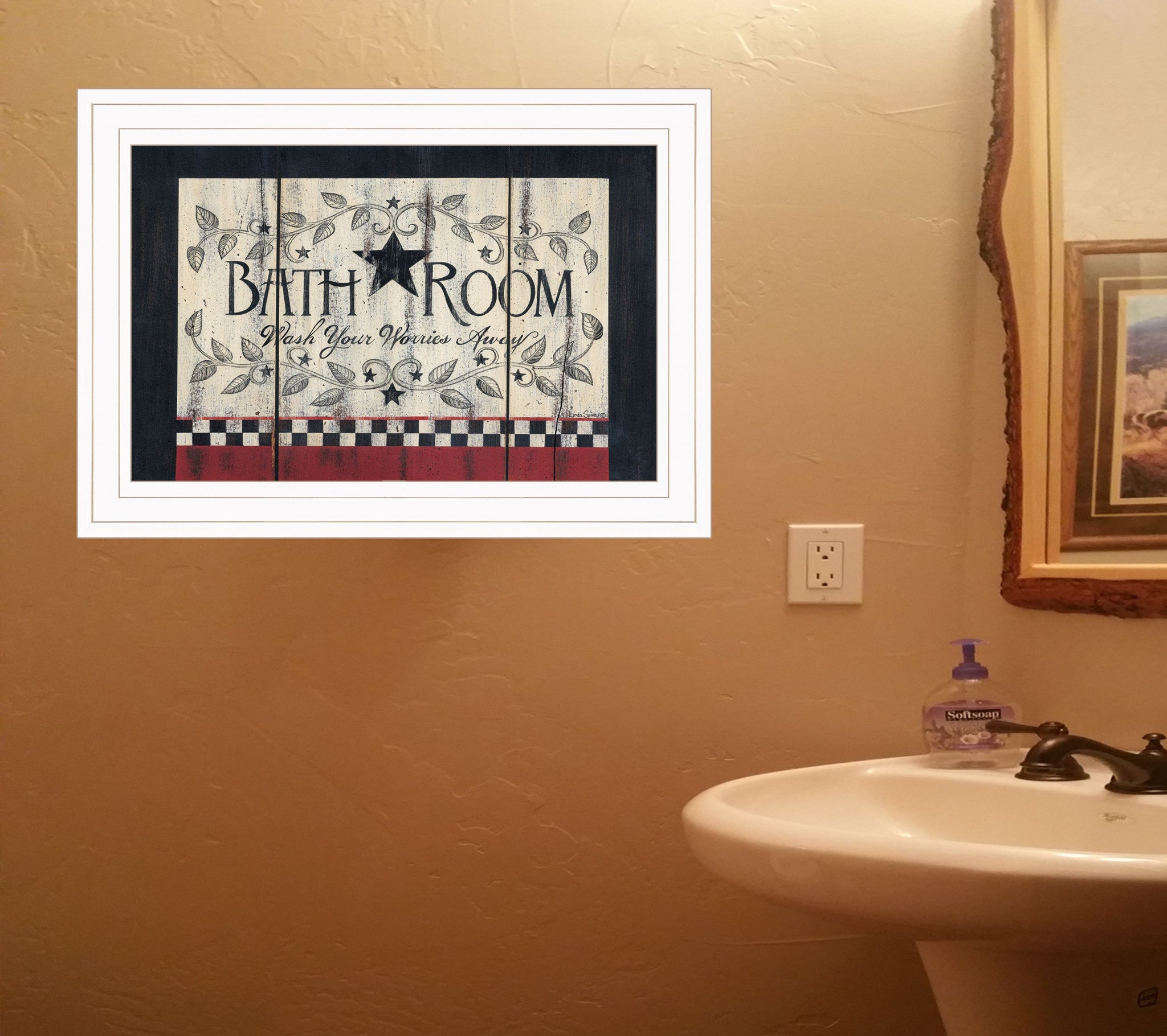 Bathroom 2 White Framed Print Wall Art