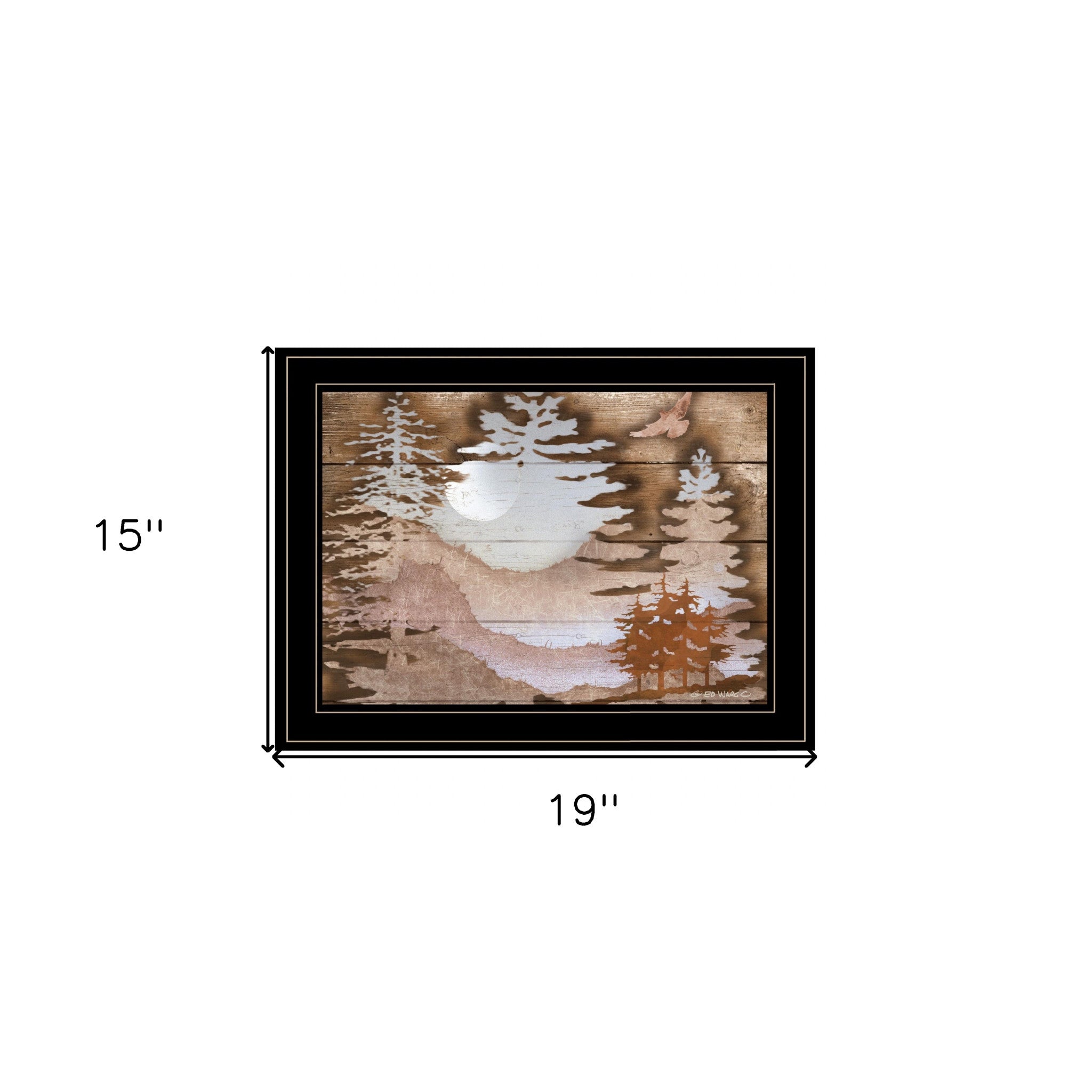 Great Outdoors II 3 Black Framed Print Wall Art