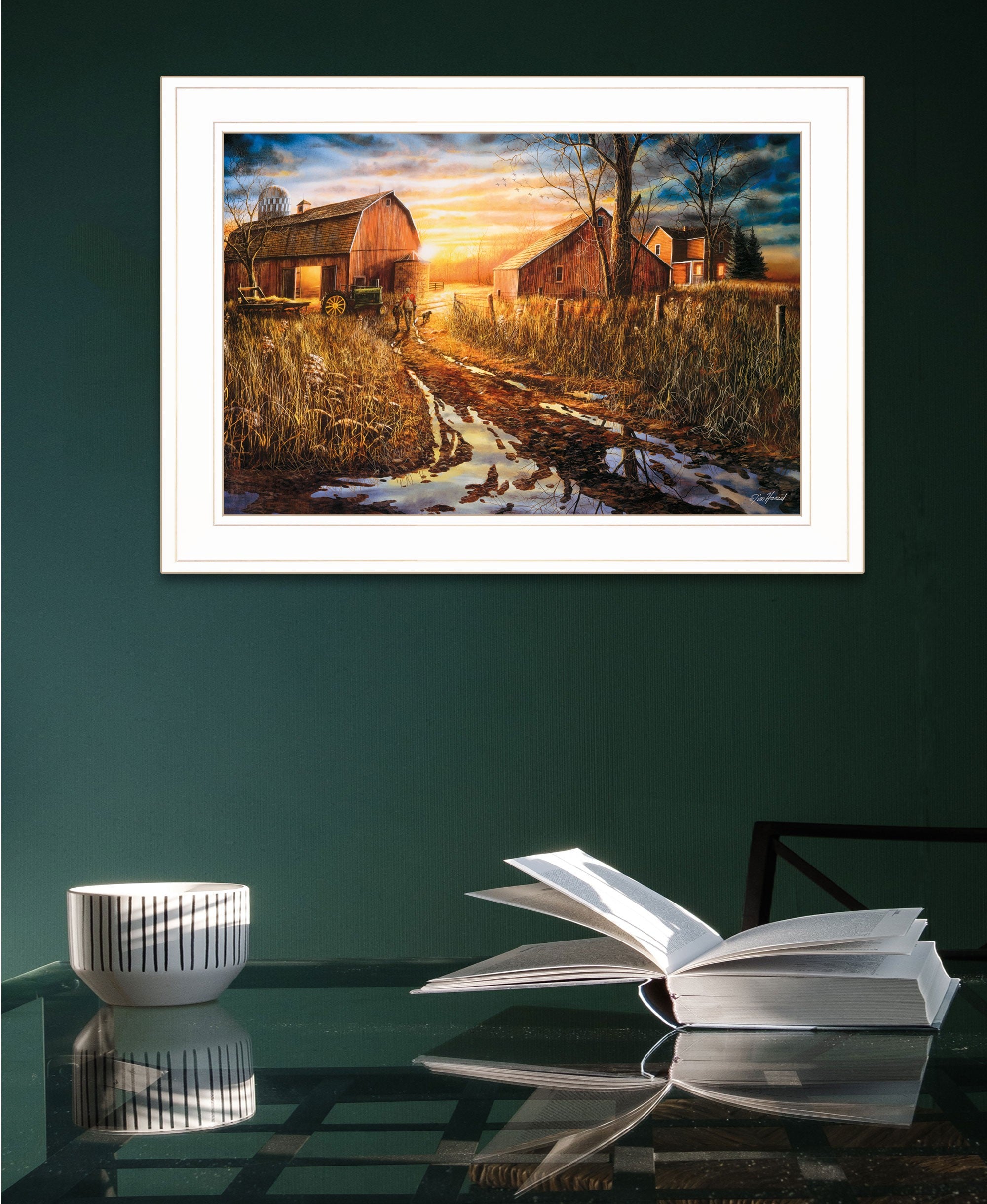 Days Not Forgotten Collection 1 White Framed Print Wall Art