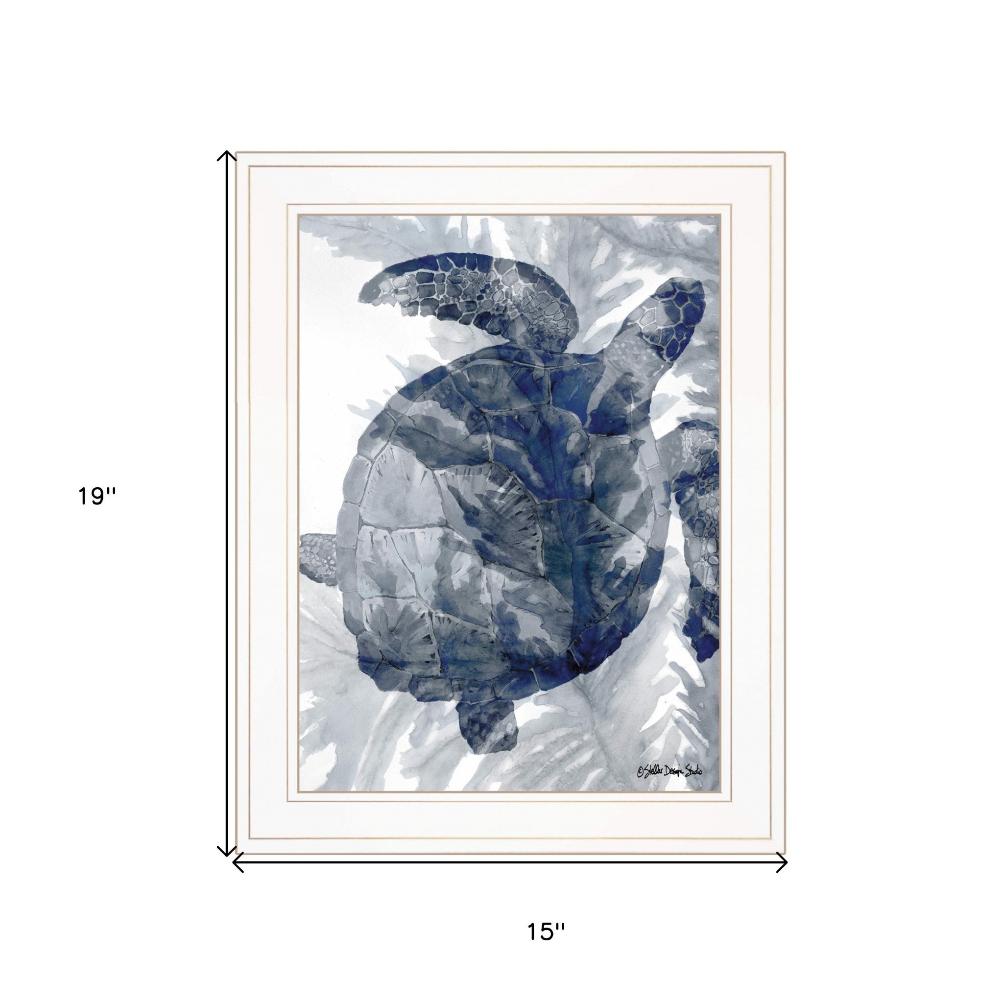 Ocean Collection 3 White Framed Print Wall Art