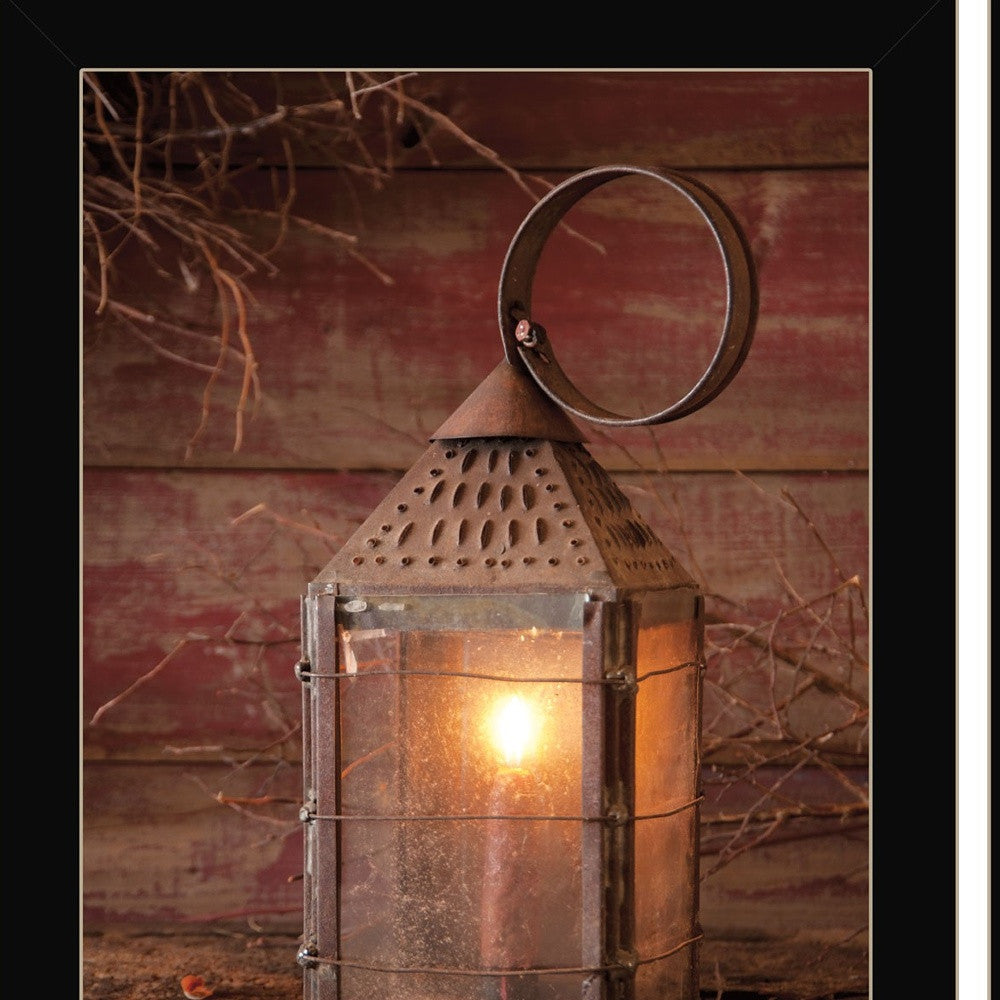 Set Of Two Innkeepers Lantern 3 Black Framed Print Wall Art