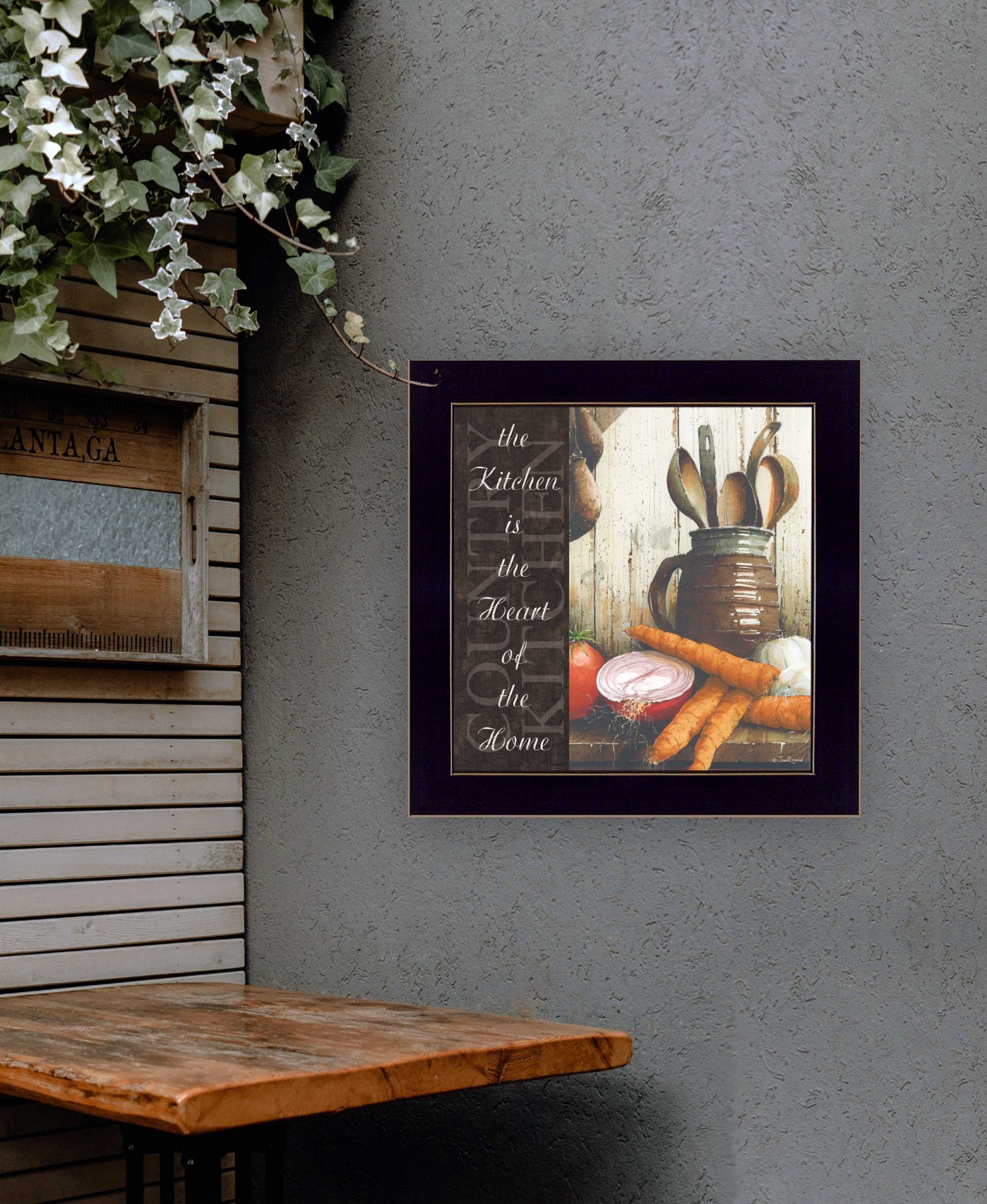 Heart Of The Home 2 Black Framed Print Wall Art