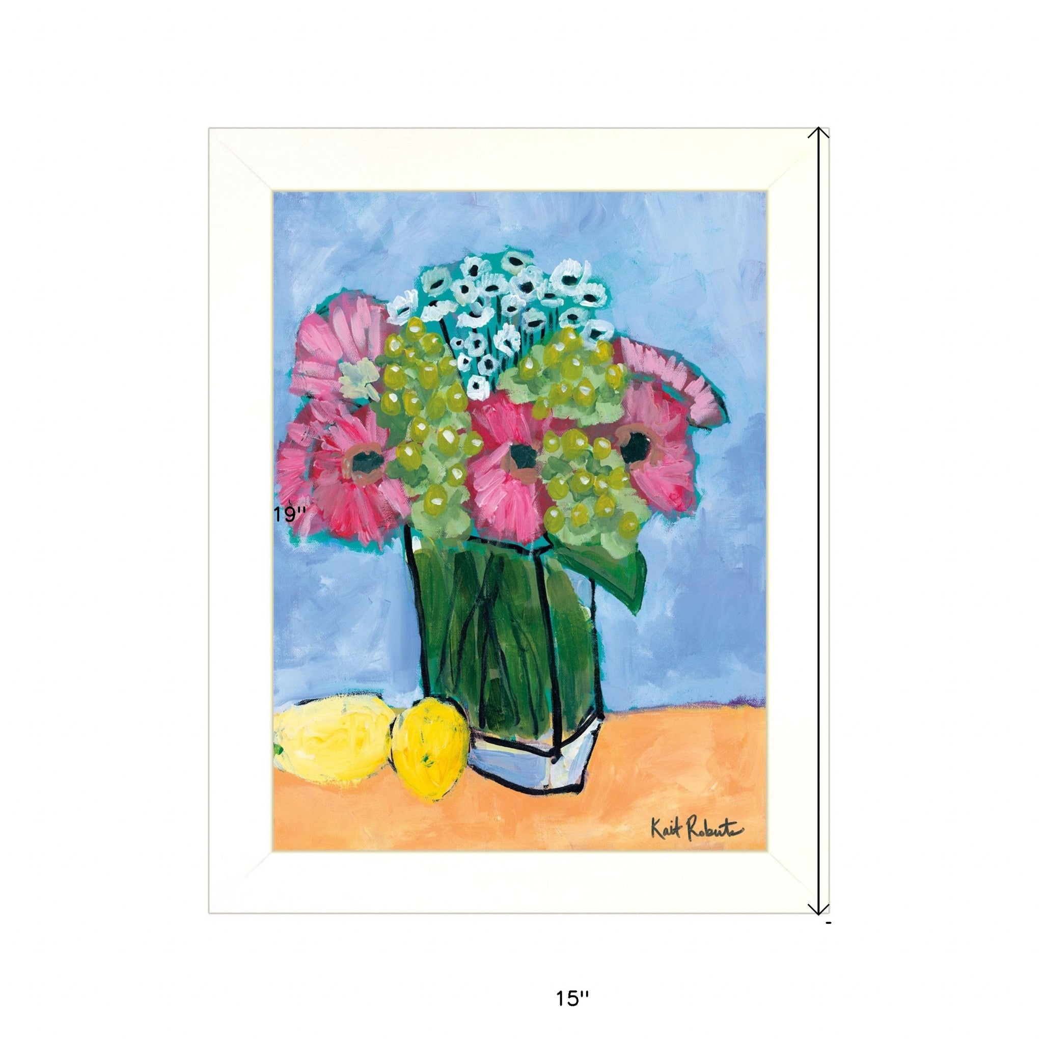 Kitchen Table Series II White Framed Print Wall Art