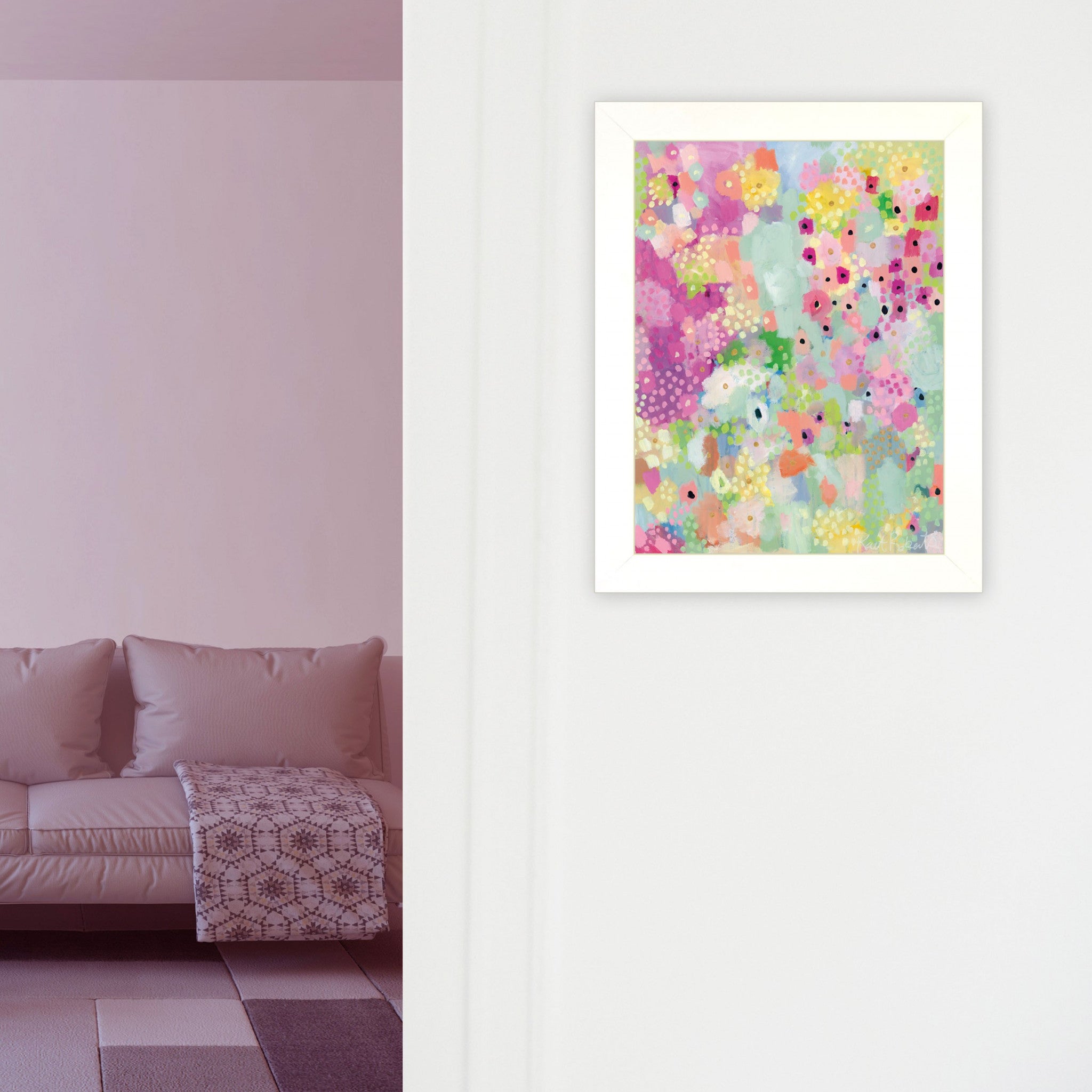 Mind In Repose I White Framed Print Wall Art