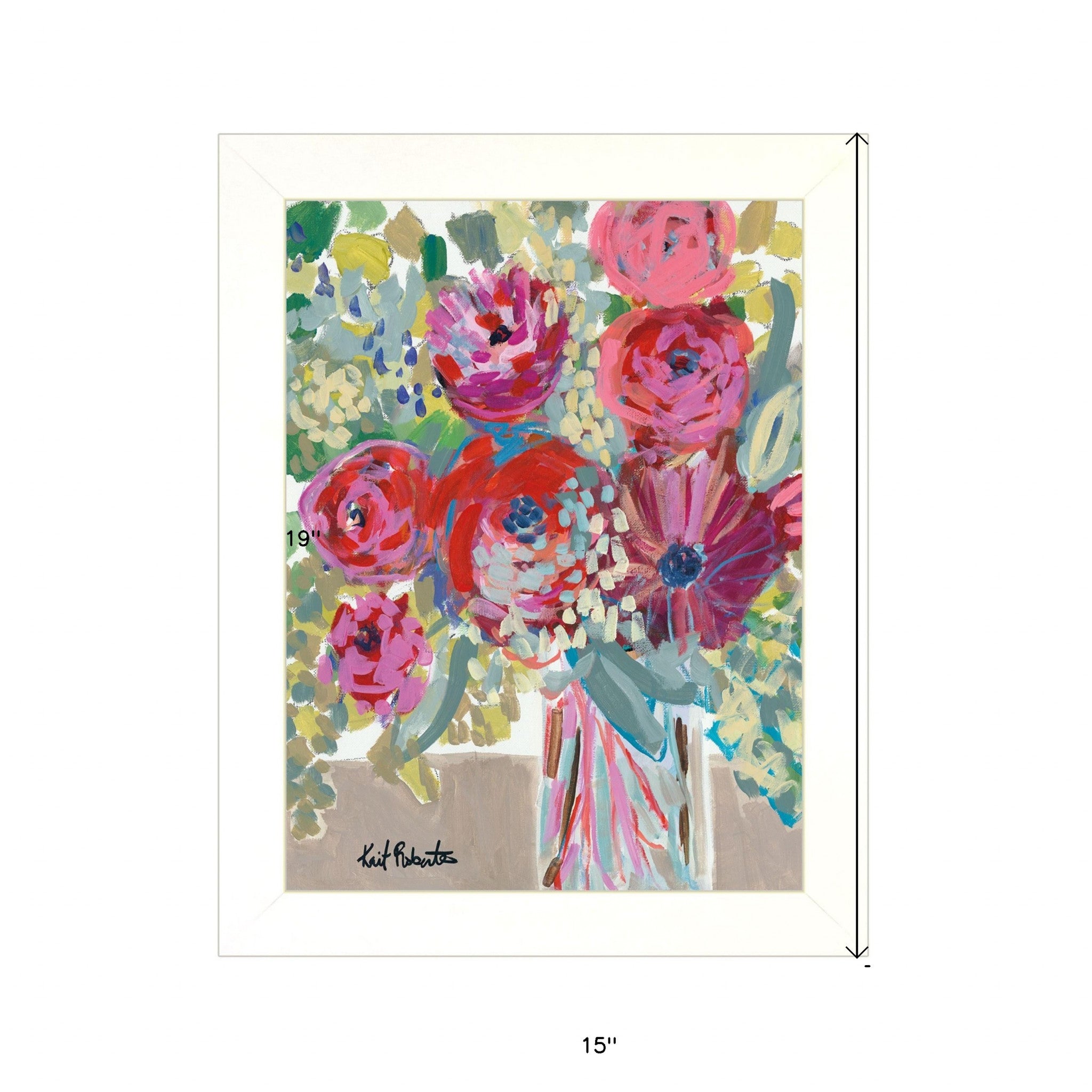 Blooming In The Window Sill White Framed Print Wall Art