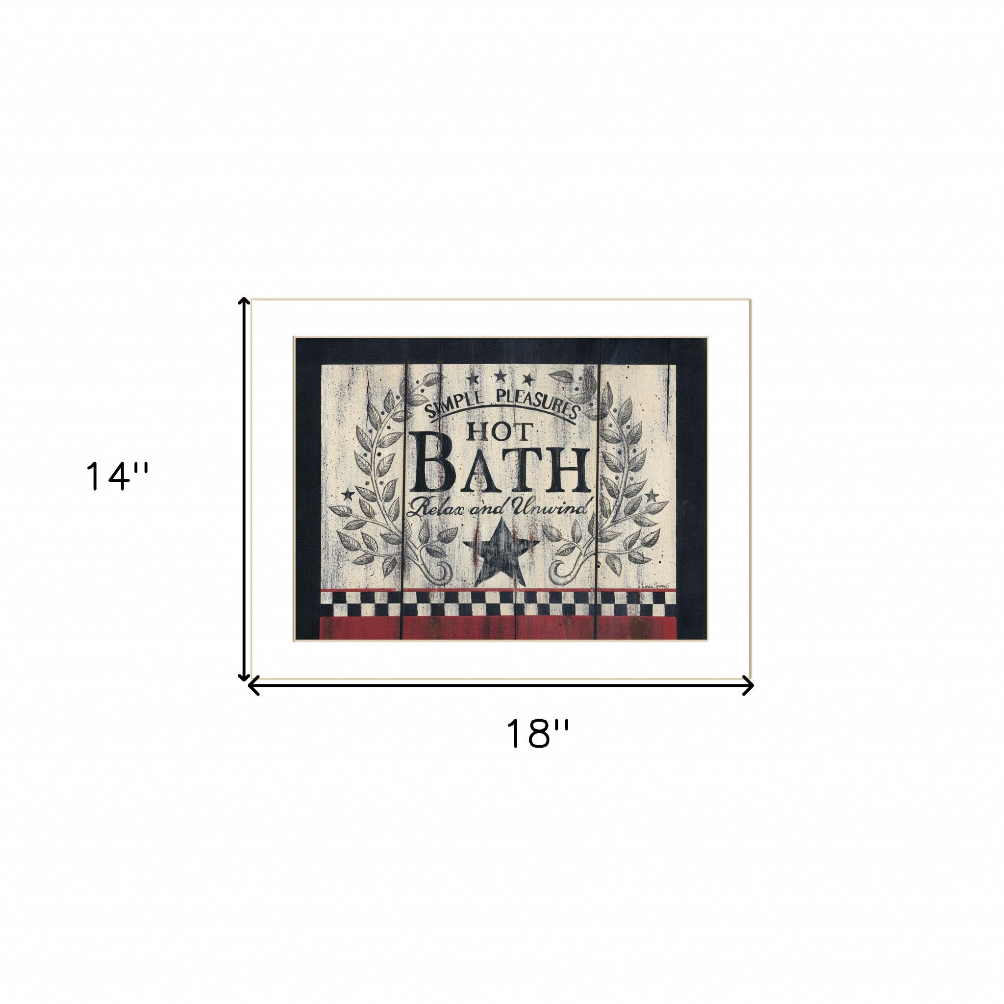 Hot Bath 11 White Framed Print Wall Art