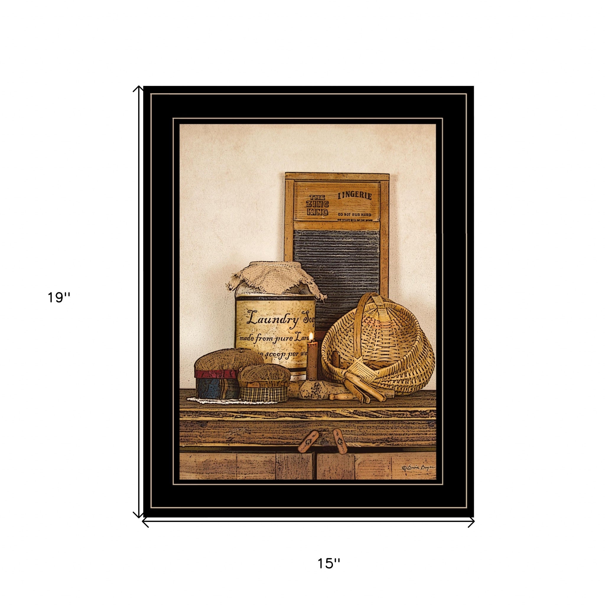 Laundry Soap 2 Black Framed Print Wall Art