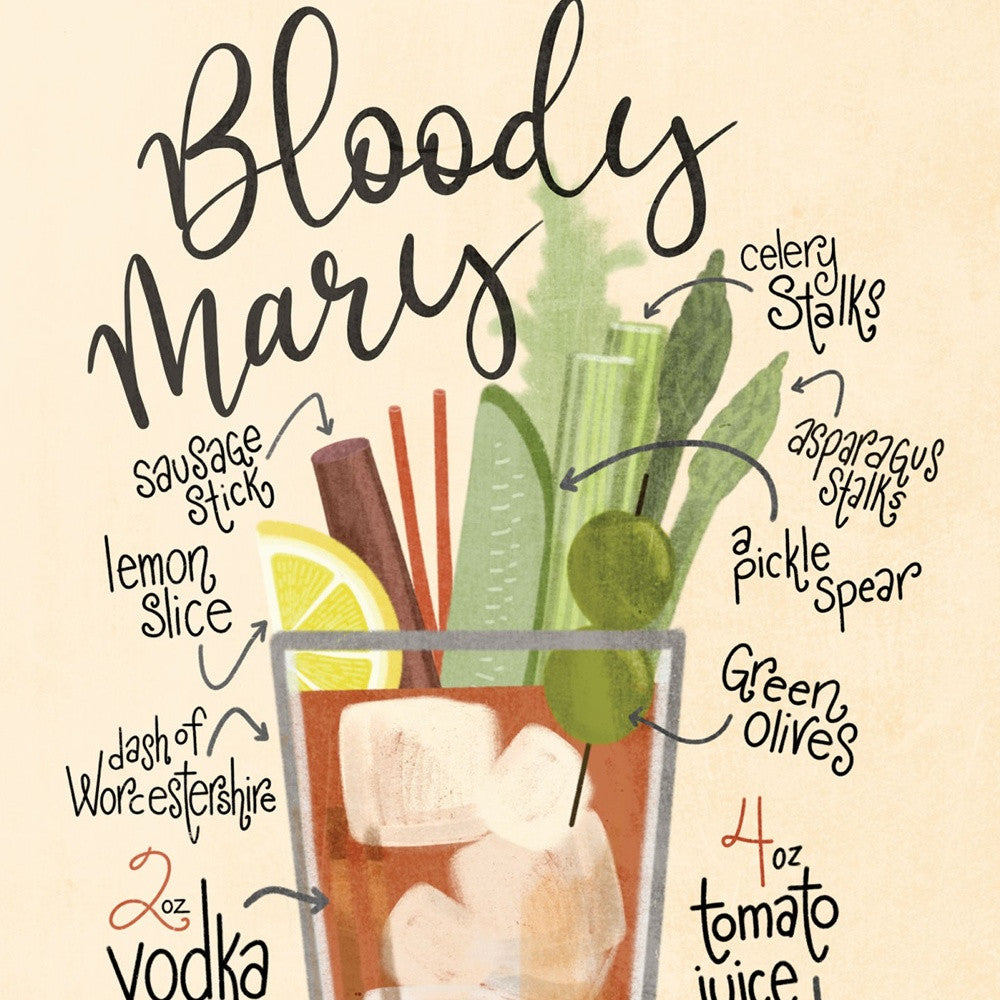 Bloody Mary Black Framed Print Wall Art