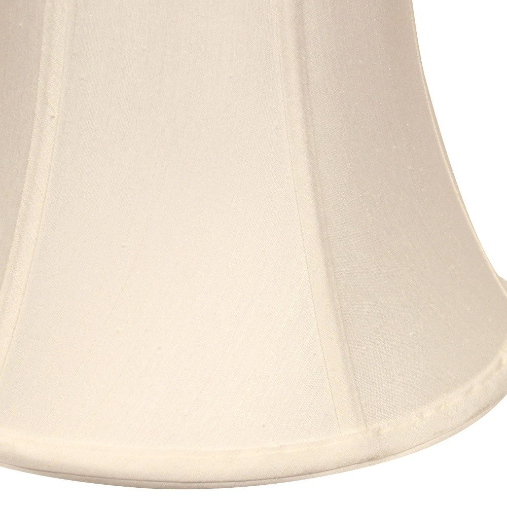 18" White Drum Monay Shantung Lampshade