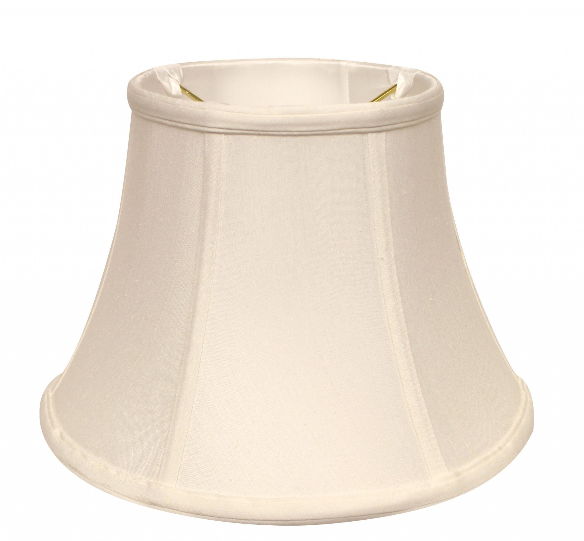 18" White Drum Monay Shantung Lampshade