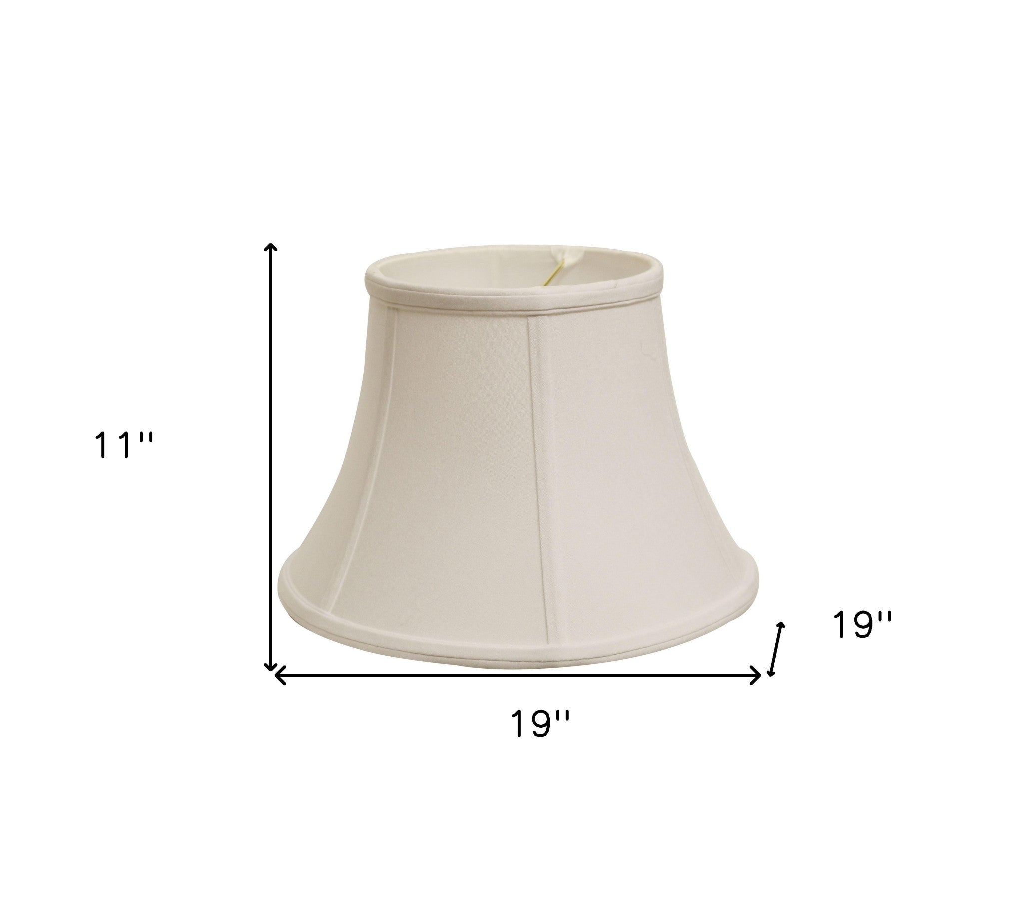 19" Snow Drum No Slub Lampshade