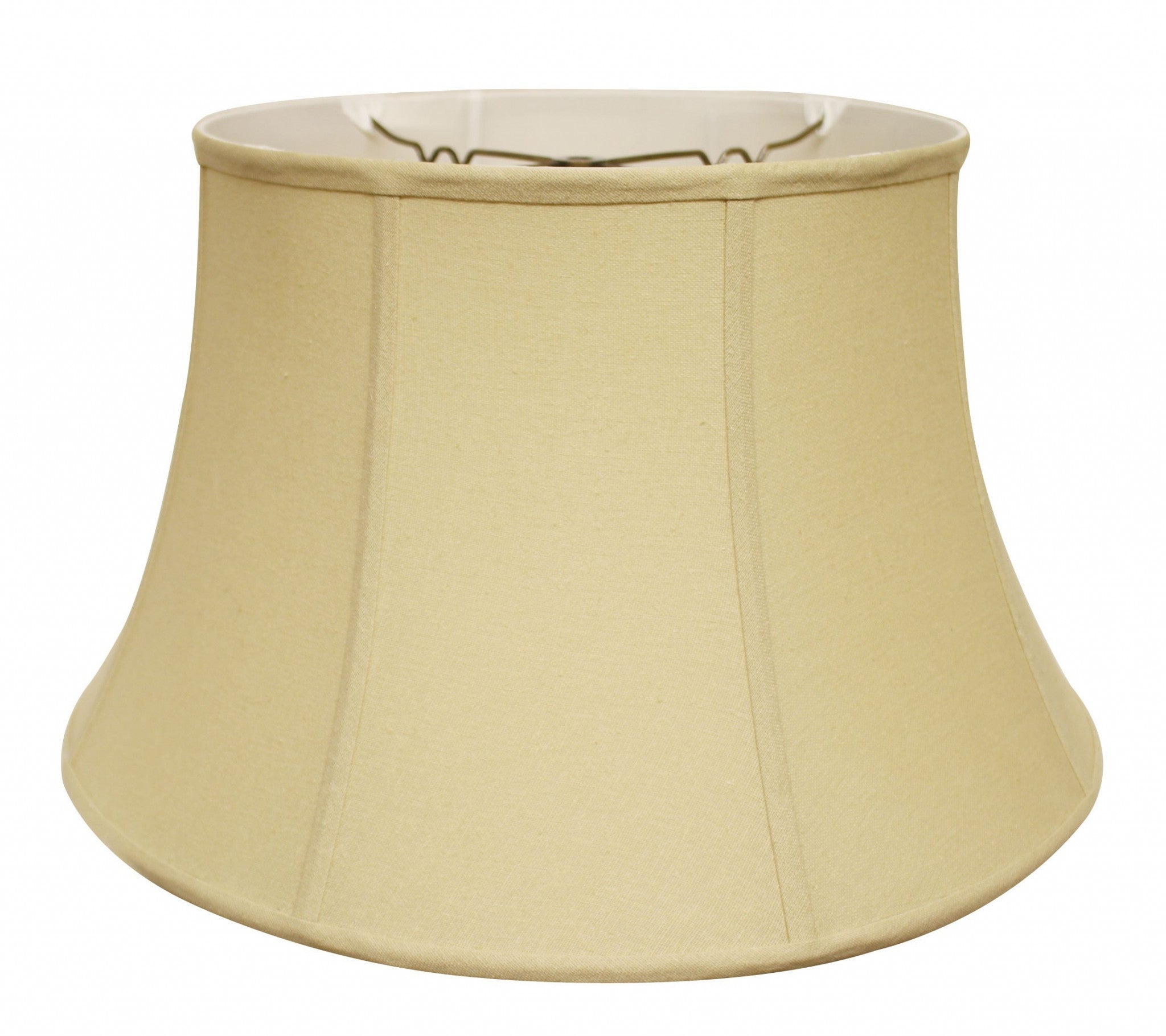 19" Pale Brown Drum Linen Lampshade