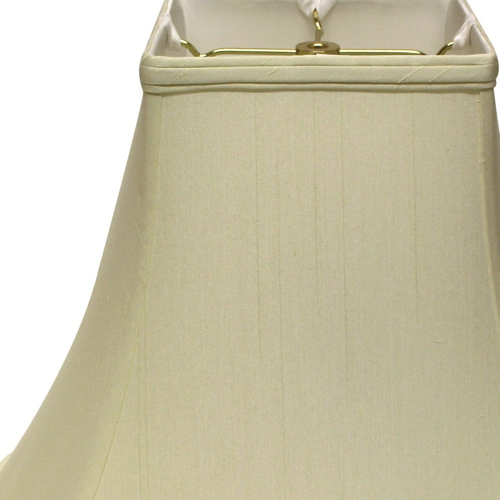 16" Ivory Premium Square Monay Shantung Lampshade