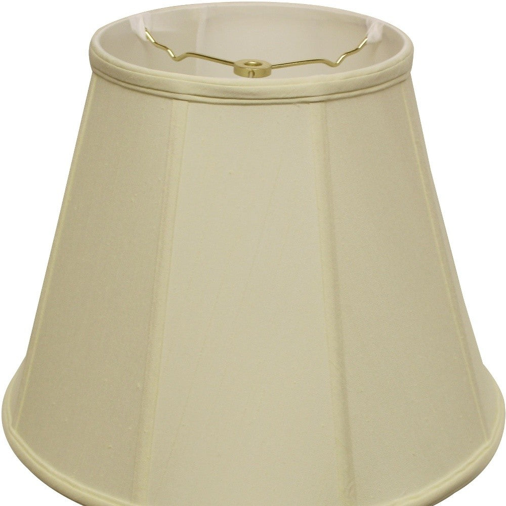 18" Ivory Slanted Empire Monay Shantung Lampshade