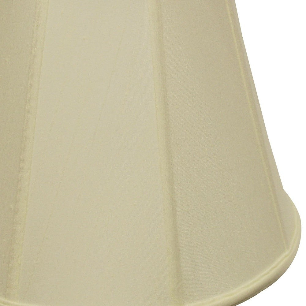 18" Ivory Slanted Empire Monay Shantung Lampshade